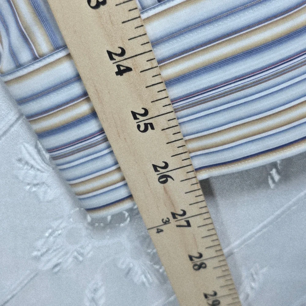 Banana Republic Slim Fit Striped Dress‎ Shirt Mens 16-16.5 L Woven in Italy NWT